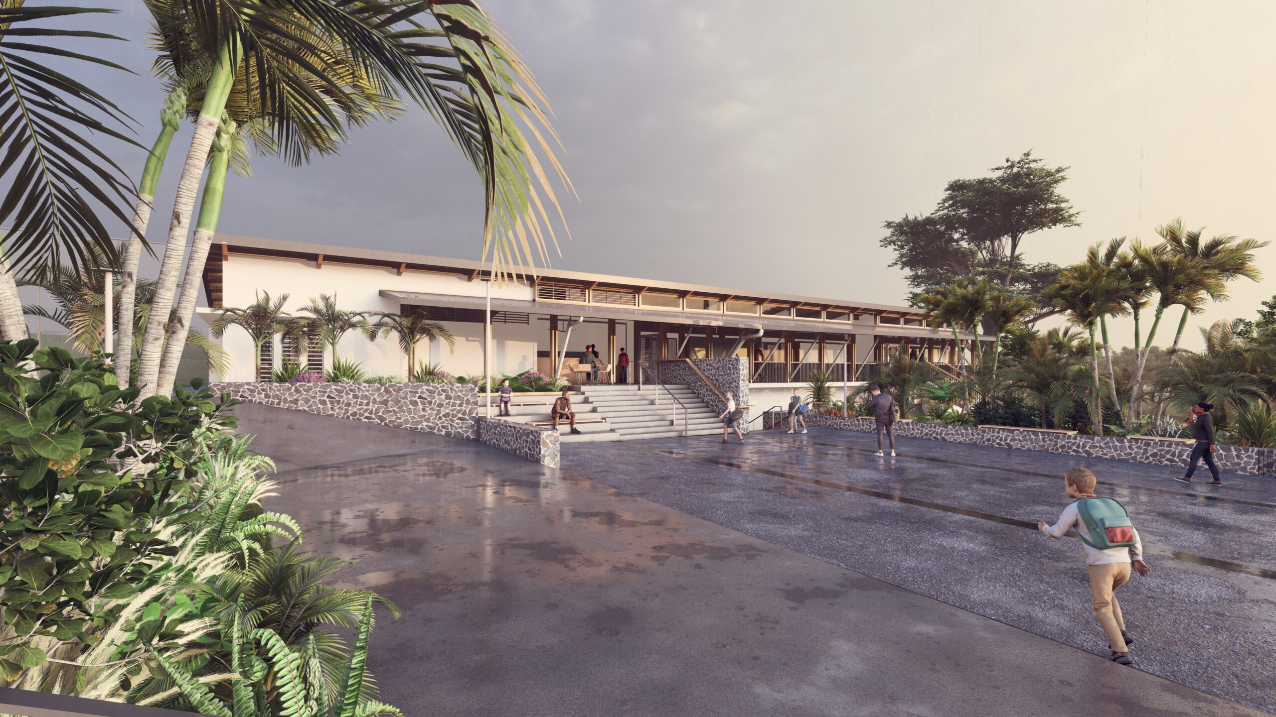 casabona - vue parvis